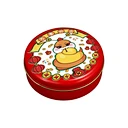 lucky pattern tin box